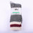 Kodiak Men's Grey and Charcoal Burgundy Comfort Socks - 2 Pairs
