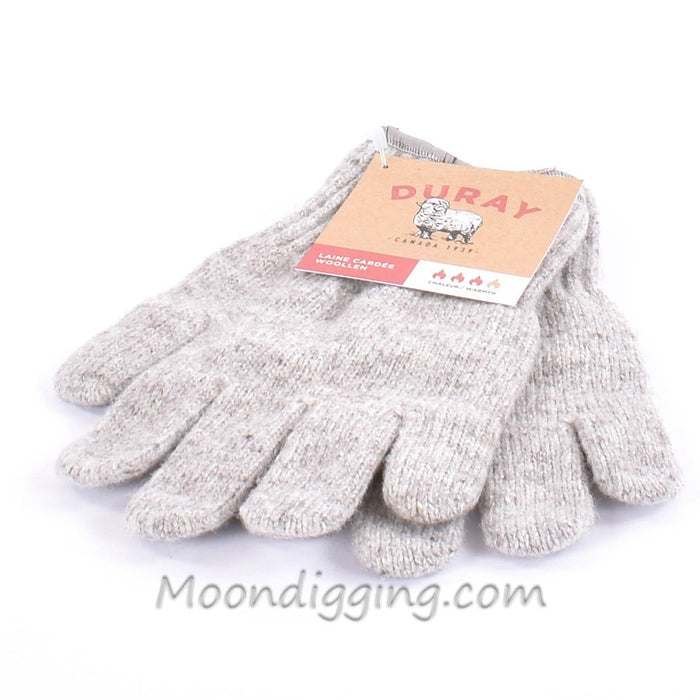 Duray Natural Grey Outdoor Wool Glove