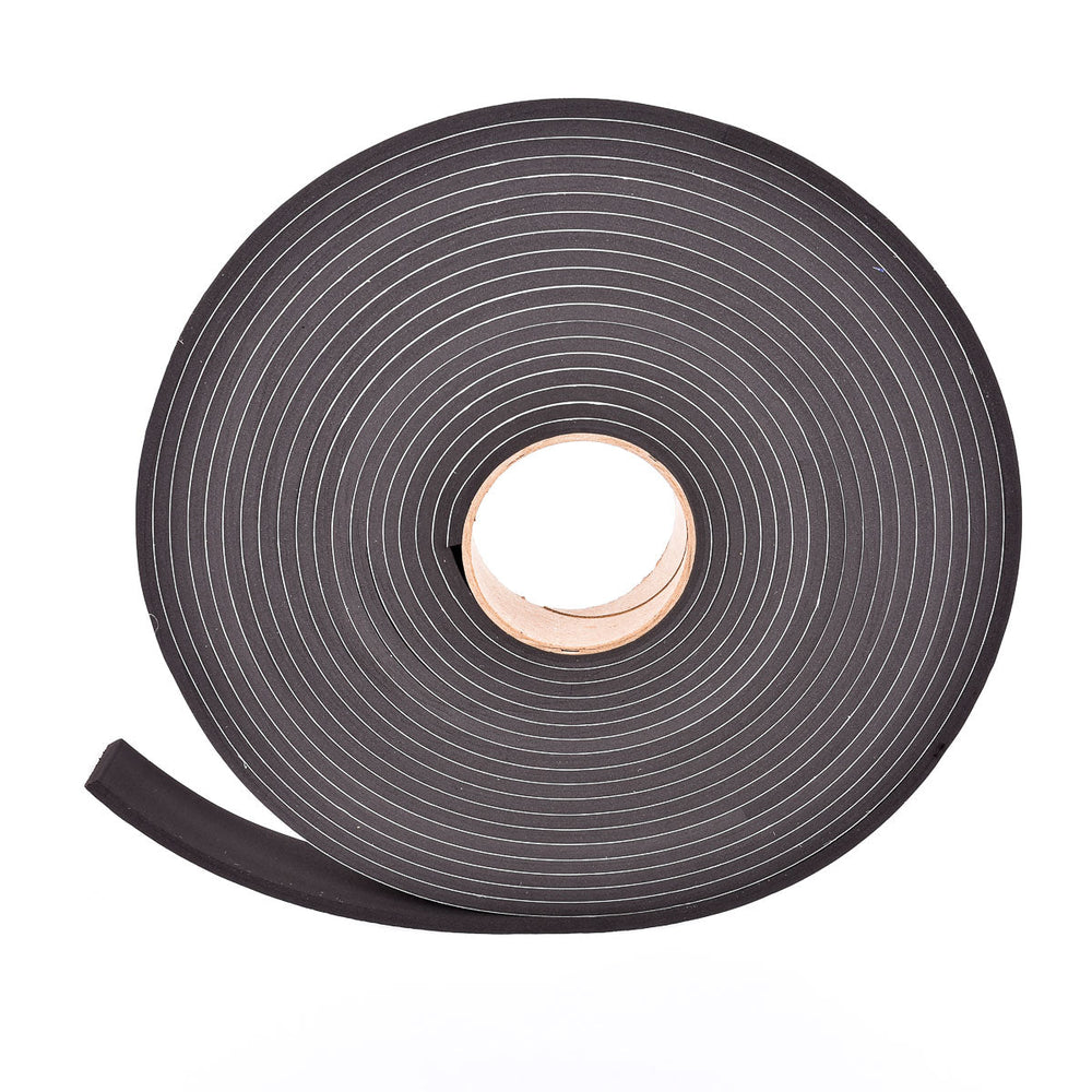 Sponge Neoprene Stripping W/Adhesive 1-1/2in Wide X 1/4in Thick X 37.5ft Long 