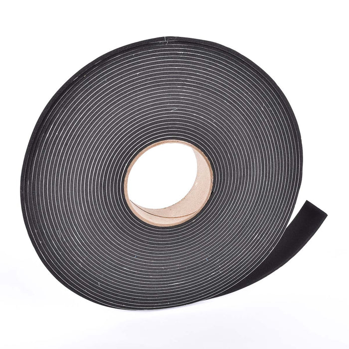 Sponge Neoprene Stripping W/Adhesive 1-1/2in Wide X 1/8in Thick X 50ft Long 